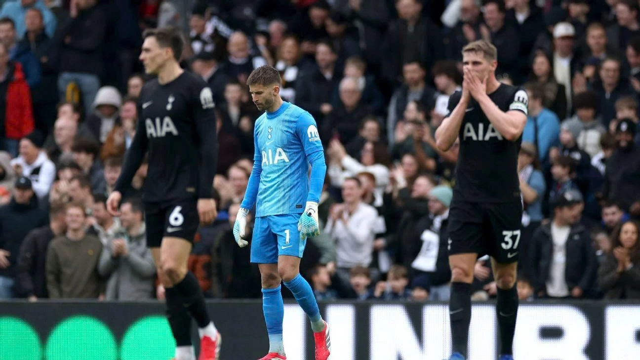 Fulham 2-1 Tottenham: Nỗi lo xuống hạng ám ảnh Spurs sau thất bại bất ngờ