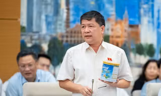 Đại biểu Quốc hội mang hộp sữa 'nghi là giả' vào nghị trường