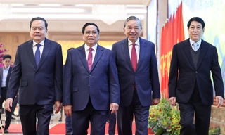 Tổng Bí thư Tô Lâm và lãnh đạo chủ chốt dự Hội nghị toàn quốc Chính phủ với địa phương