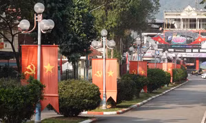 Lai Châu rực sắc cờ hoa trước thềm bầu cử Quốc hội khóa XVI