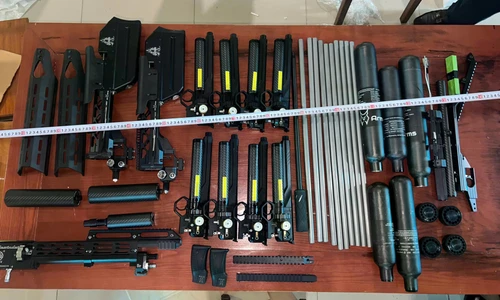 Phát hiện nhiều linh kiện súng chuẩn bị ‘đi’ xe khách từ Quảng Trị ra Hà Nội