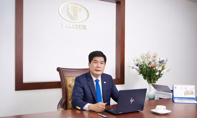 Ông Cao Hữu Hiếu Tổng giám đốc Vinatex Ảnh: Hoàng Mạnh Thắng 