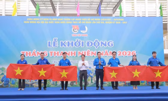 Tây Ninh: Nhiều công trình thiết thực tại Lễ khởi động Tháng Thanh niên 2026