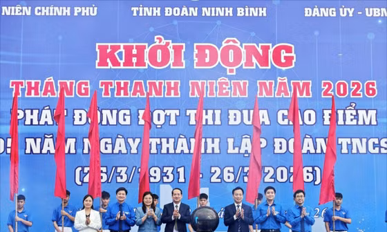 Ninh Bình khởi động Tháng Thanh niên 2026, phát động thi đua mừng 95 năm thành lập Đoàn