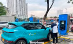 Cận cảnh các trạm sạc xe điện ở bến xe Hà Nội bắt đầu phục vụ người dân