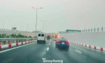 Hình ảnh xe qua nút giao ngầm trên cao tốc Cầu Giẽ - Ninh Bình vừa vận hành 