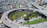 'Chống nạng' bằng sắt cho dầm cầu Vĩnh Tuy sau vụ cháy