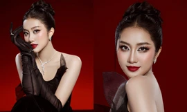 Hoa hậu Hà Trúc Linh tung bộ ảnh đẹp sắc sảo, quyến rũ mừng sinh nhật 21 tuổi