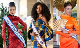 Trang phục sân bay của thí sinh Miss Cosmo 2025: Nhiều người đẹp diện áo dài