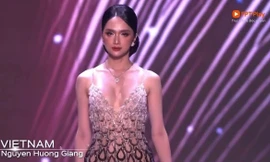 Hoa hậu Hương Giang trình diễn thế nào trong đêm Bán kết Miss Universe 2025?