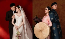 Hoa hậu Đỗ Thị Hà tung bộ ảnh cưới với phong cách truyền thống và hiện đại