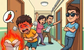 Bé trai ở Trung Quốc nhập viện vì trộm đồ siêu cay, bố mẹ đòi bồi thường và cái kết