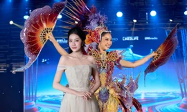 Hoa hậu Hà Trúc Linh "tiếp lửa" Phương Linh trước thềm chinh chiến quốc tế