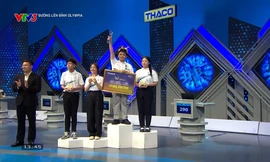 Nam sinh Khánh Hòa bỏ xa các đối thủ, giành vòng nguyệt quế Tuần Olympia 25