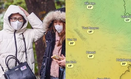 Thủ đô Hà Nội giảm nhiệt mạnh, sáng 25/12 rét nhất trong đợt này