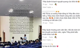 ĐH Sài Gòn tổ chức gặp mặt sinh viên bị ảnh hưởng bởi mưa lũ, đưa ra hướng hỗ trợ