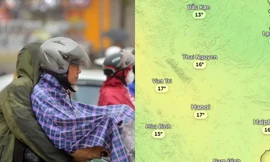 Thời tiết Hà Nội vừa lạnh vừa mưa, rét nhất trong ngày 4/11