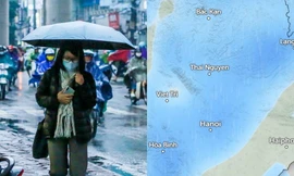 Hà Nội vừa mưa vừa rét trong ngày 18/11, nhiệt độ xuống còn bao nhiêu?