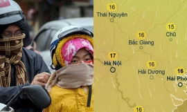Hôm nào Hà Nội giảm nhiệt xuống còn 17 độ C?