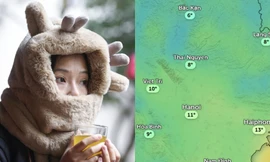 Hôm nào dự báo thời tiết Hà Nội có thể giảm nhiệt xuống còn 10 độ C?
