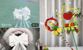 Trend "đũa phép" giấy gây sốt Douyin: Tự tay hô biến "phép thuật" đón Giáng sinh