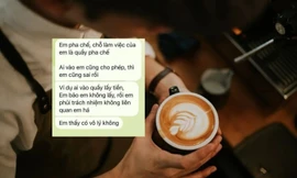 Uống ly nước, phạt 500K: Quy định của quán quá cứng nhắc hay chuyên nghiệp?