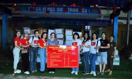 Hà Nội: Hành trình nhân ái của trường Tiểu học Tân Định đến vùng lũ Thái Nguyên