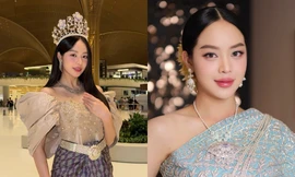 Hoa hậu Thanh Thủy kết thúc hành trình công tác Miss International tại Campuchia