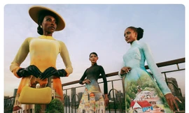 Dàn thí sinh Miss Cosmo 2025 khoe nhan sắc rực rỡ trong tà áo dài Việt Nam