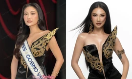 Miss Cosmo 2025: Phương Linh diện thiết kế "Rồng ẩn giữa mây" trong lễ trao sash