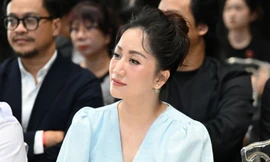 Khánh Thy hài hước "gửi gắm" 2 con cho ban giám khảo VIMAF 2025