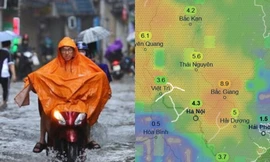 Sắp có đợt mưa dông kéo dài ở miền Bắc, thời tiết Hà Nội mát mẻ