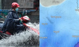 Xuất hiện vùng áp thấp ở Biển Đông, có ảnh hưởng thế nào đến mưa dông miền Bắc?