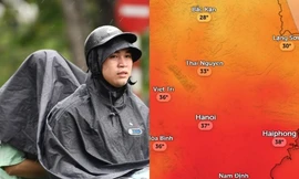 Hà Nội vừa hửng nắng ngắn ngủi, lại tiếp tục đón mưa kéo dài