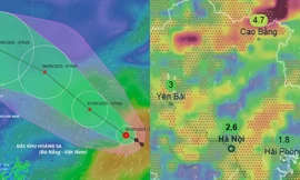 Áp thấp nhiệt đới 97W được dự báo sẽ thành bão số 7, đường đi thế nào?
