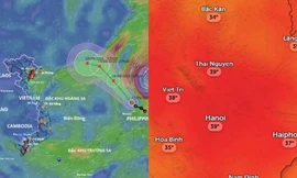 Áp thấp nhiệt đới sắp thành cơn bão số 8 trên biển Đông