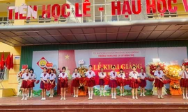 Thanh Hóa: Lễ Khai giảng đầy tự hào của thầy cô và trò trường THCS Đông Thọ