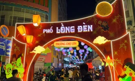 TP.HCM: Phố lồng đèn "bật mood" lung linh, sẵn sàng đón khách chơi Tết Trung thu
