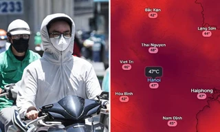 Hà Nội chạm ngưỡng nắng nóng gay gắt, dự báo nhiệt độ cảm nhận sẽ đạt 47 độ C