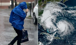 2 cơn bão tạo thành “vòng tròn âm dương” ở Đại Tây Dương do hiệu ứng hiếm có