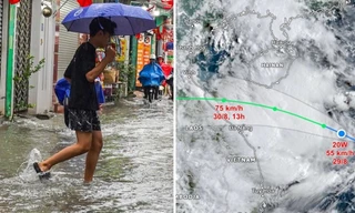 Áp thấp nhiệt đới ở Biển Đông có thể sắp thành bão số 6, dự báo đổ bộ vào đâu?