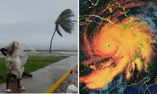 Hình ảnh siêu bão Melissa đổ bộ và tàn phá Jamaica, tiếp tục tiến về phía Cuba