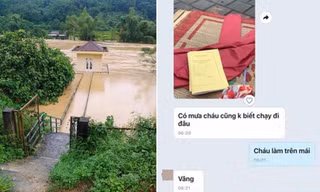 Những tin nhắn của cán bộ thủy văn ở vùng lũ Lạng Sơn khiến ai cũng xúc động