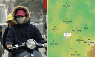 Miền Bắc rét sâu do không khí lạnh tăng cường, Hà Nội có thể chạm mức 10 độ C