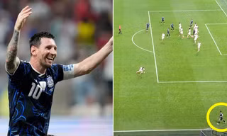 Tình huống gây tranh cãi về việt vị của Messi tại World Cup 2026