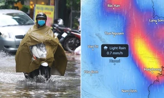 Dự báo đường đi của áp thấp nhiệt đới: Hà Nội có thể nằm trong vùng ảnh hưởng