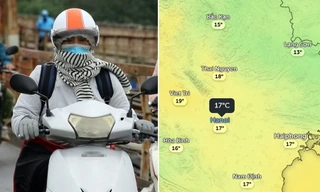 Không khí lạnh rất gần: Hà Nội giảm 10 độ từ chiều đến đêm, sáng mai rất rét