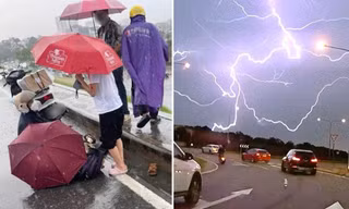 Vụ cô gái nghi bị sét đánh ở Hà Nội: Đi xe máy khi mưa dông có "hút sét" hơn?
