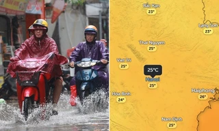 Hà Nội sẽ có thời điểm chuyển mát do mưa kéo dài, nhiệt độ có thể xuống 24 độ