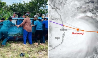 Bão số 13 Kalmaegi mạnh gần cấp siêu bão, có thể thách thức vị trí của Yagi